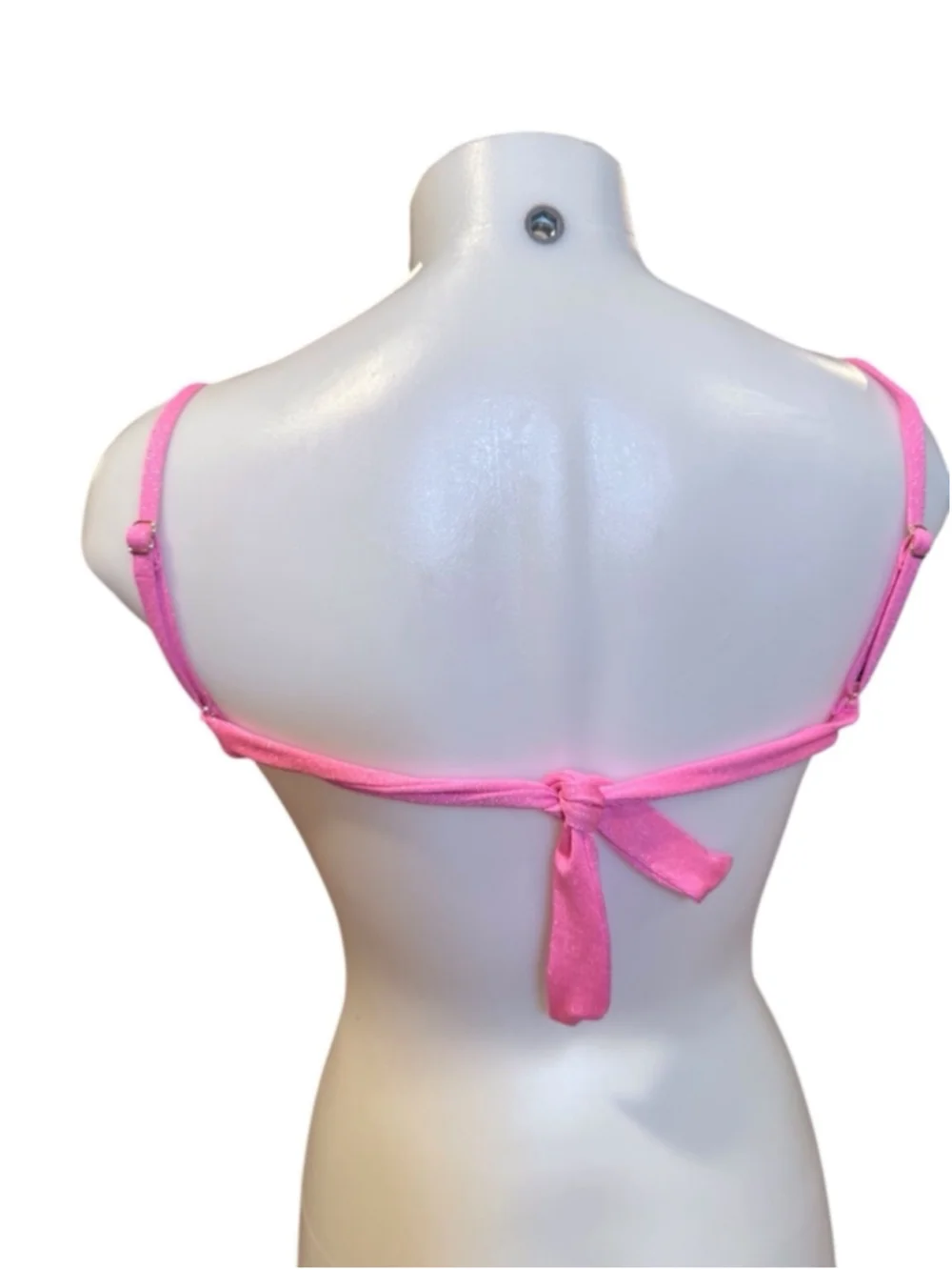 Women's California Waves shimmer Pink Bandeau Top size s